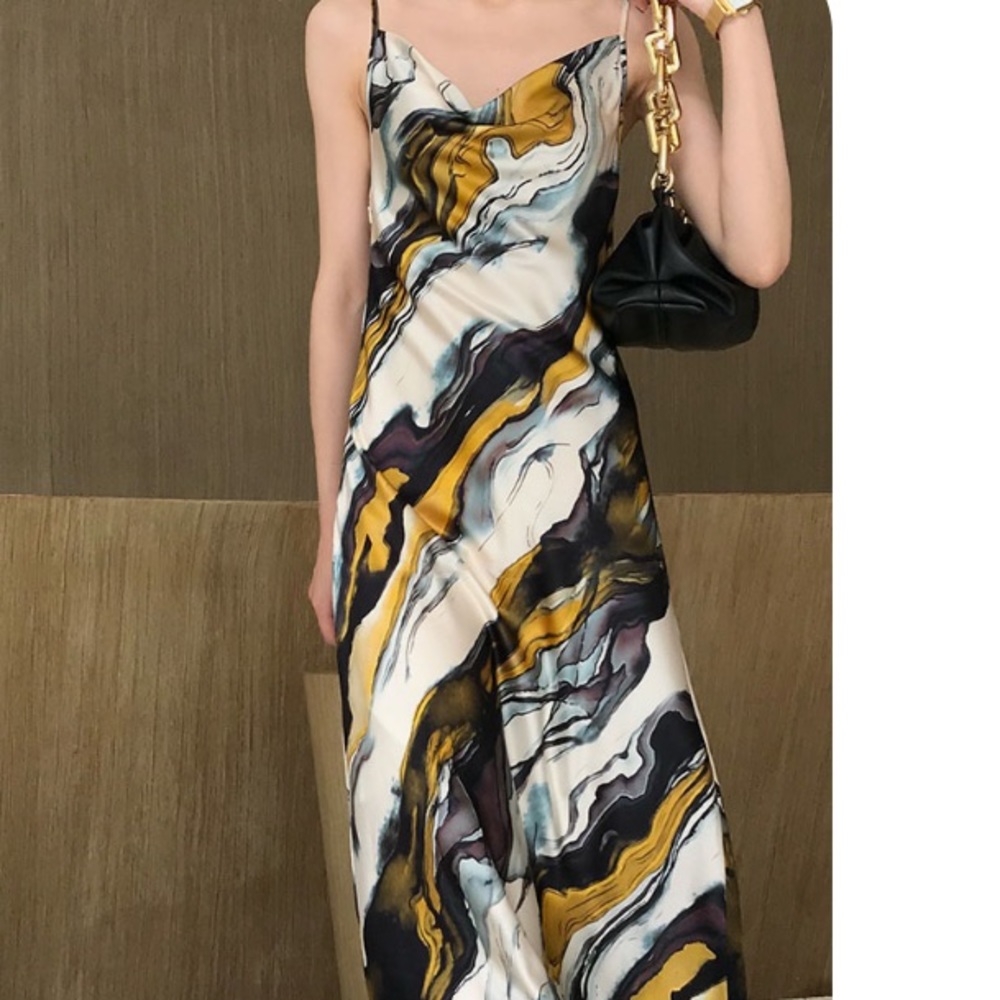 Midi slip dress